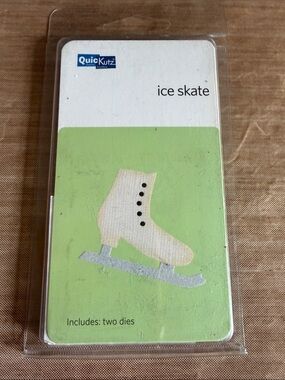 QuicKutz Mini Ice Skate Die